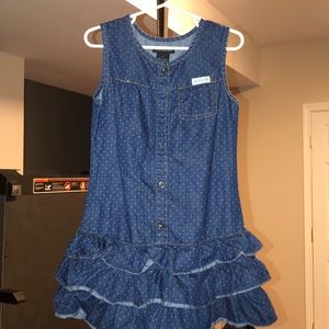 Girls Calvin Klein Denim Dress